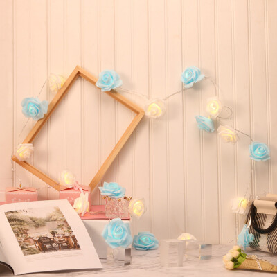 

〖Follure〗LED Rose Lamp String Ins Girl Bedroom Fresh Decoration Advertising Light String