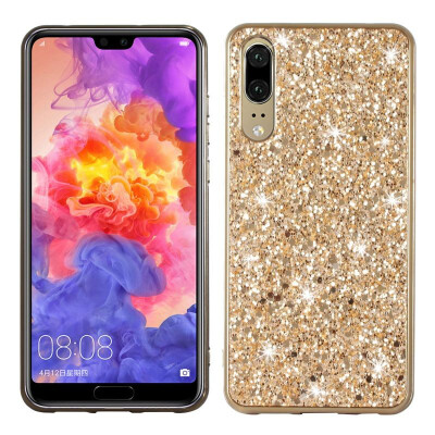 

MOONCASE Huawei P20 Pro Flash Powder TPU-Gold