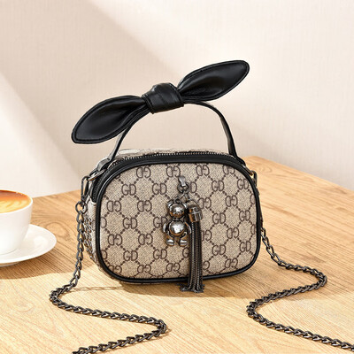 

2019 summer new one-shoulder small bag Korean fashion womens bag slung PU leather small square bag