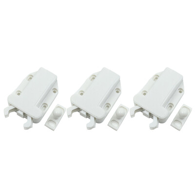

Siaonvr 3pcs Latch Safe Push Latch Non-Magnetic Retaining Force For Drawer Cabinet