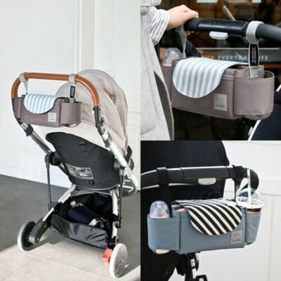 

Parents Stroller Organizer Bags Strap Carry Bottles Diapers Cup Holder New
