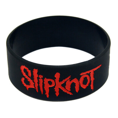 

1Pc Wristband Rubber Silicone Cuff Bracelet Punk Jewelry Gifts