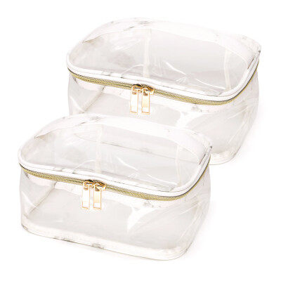 

Portable Makeup Cosmetic Bag Clear Storage Case Transparent Travel Pouch Waterproof Toiletry Organizer