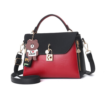 

2019 summer new single shoulder diagonal small bag Korean version of the fresh fashion handbags Messenger small square bag