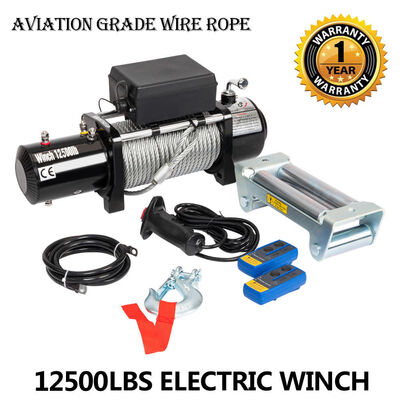 

Ktaxon 12500lbs 12V Electric Winch for Truck Trailer SUV Wireless Remote