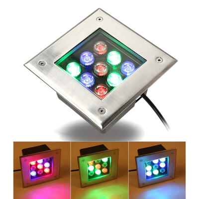 

70 X 130mm Landscape Light 9W LED In-ground Decorative Lighting For Garden Square