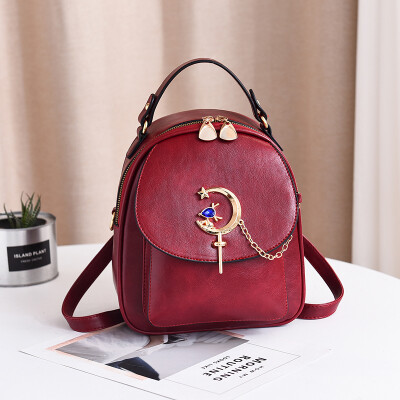 

On the new wave of women Korean fashion Joker shoulder slung handbag shoulder bag backpack