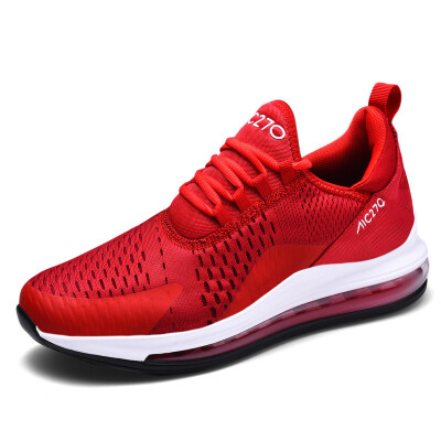 

Autumn full palm air cushion running shoes extra large size flying woven breathable sports shoes elastic shock mens basketball shoes