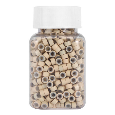 

〖Follure〗Hair Extension Micro Rings Silicone Micro Loop Hair Beads 5MM 1000 PCS