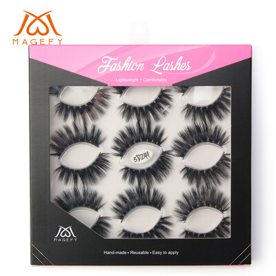 

〖Follure〗Luxury 9Paire 5D False Lashes Fluffy Strip Eyelashes Long Natural Party Makeup