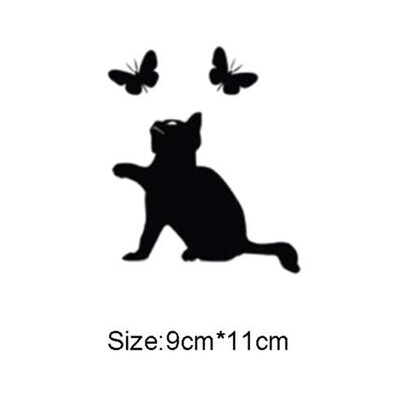 

Environmental Butterfly Cat Background Wall Stickers Poster Paster Decals Wallpaper Bedroom Drawing Room Decor