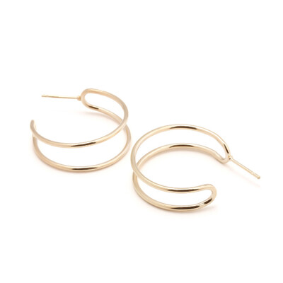 

Fashion Statement Metal Geometric For Women Boho Dangle Gold Earrings Modern Jewelry