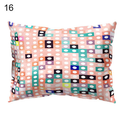 

Circle Fish Dot Stripe Cactus Pillow Case Cushion Cover Sofa Bed Car Hotel Decor