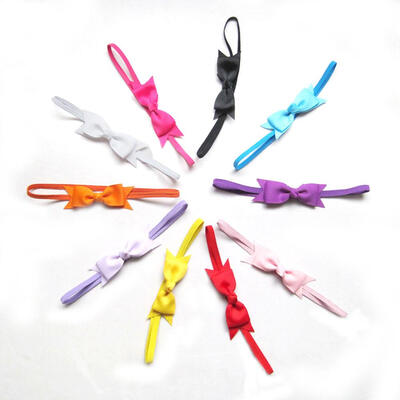 

10pcs Girls Baby Children Satin Headband Hair w Band Accessories