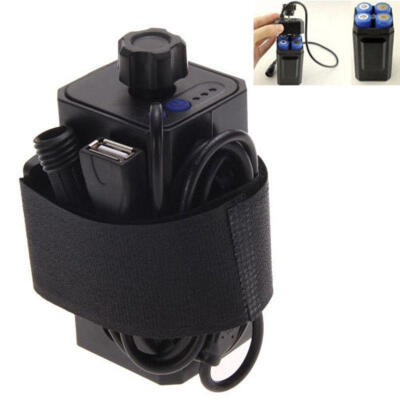 

84V 4x 18650 Waterproof Battery Pack Case House Cover For Bicycle Bike Lamp