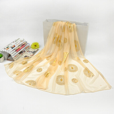 

Peacock Flower Printing Long Women Shawl Soft Wrap Scarf Autumn And Winter