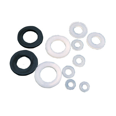 

RUO LAN Nylon gasket washer nylon insulation flat pad soft plastic gasket plastic washer