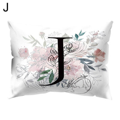 

Vintage Flower Letter Throw Pillow Protector Case Cushion Cover Bedding Articles