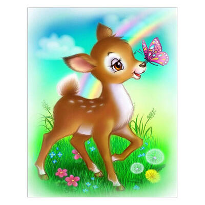 

5D DIY Diamond Painting Deer Cross Stitch Embroidery Craft Kits Wall Art