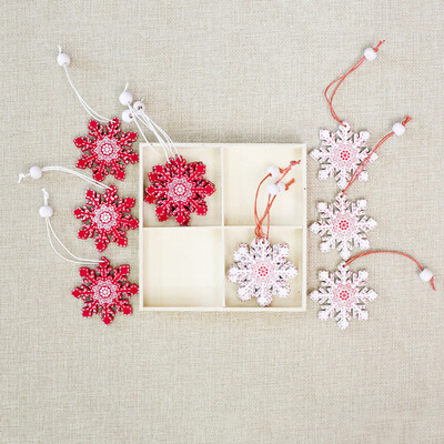 

Toponeto Xmas DIY Wooden Pendant Christmas Tree Festival Party Decoration Hang Ornament