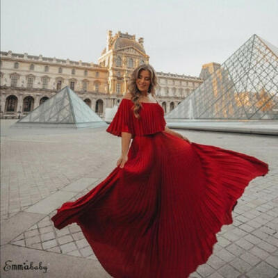 

2019 Women Boho Floral Long Maxi Dress Evening Party Casual Beach Summer Dresses