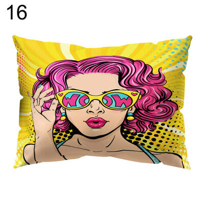 

Creative Beauty Printed Throw Square Pillow Case Cushion Cover Bedding Articles