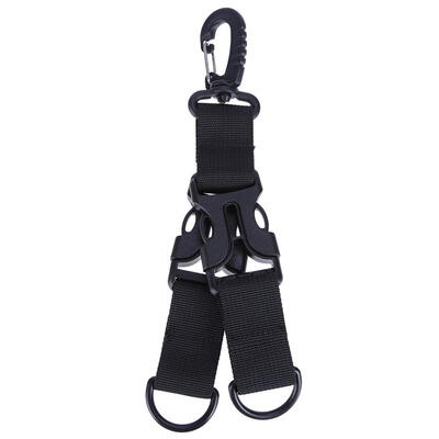 

Outdoor Nylon Webbing Backpack Buckle Double Split Quick Hanger for MOLLE