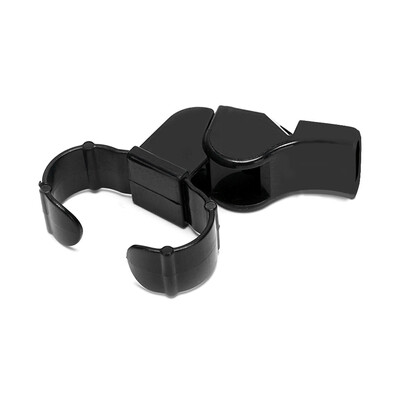 

Siaonvr Pealess Finger Grip Whistle for Referees&Coaches by Crown Sporting Goods