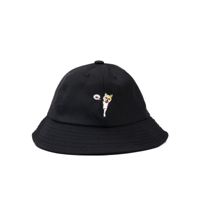 

Spring&summer Hat Korea parent-child fisherman Hat student fashion cute Hat embroidered dog Sun Sun Hat leisure