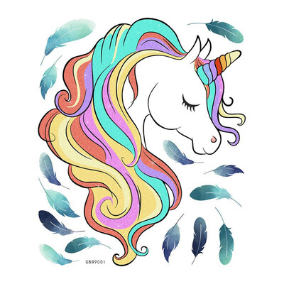 

Removable Unicorn Wall Sticker Wall Art Decoration Home Room Decor for Baby Room Bedroom Kindergarden