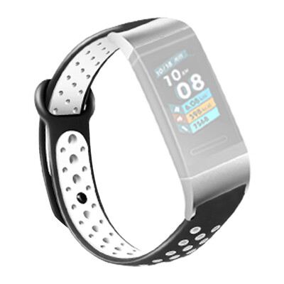 

〖Follure〗Sports Silicone Strap Band Silver connector For Huawei 33PRO Smart Watch