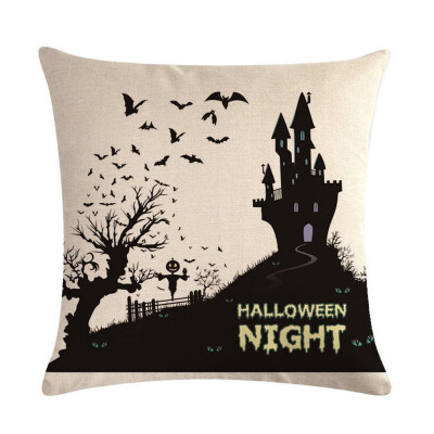 

20 Styles Happy Halloween Pillow Case Sofa Waist Throw Cushion Cover Home Decor Party