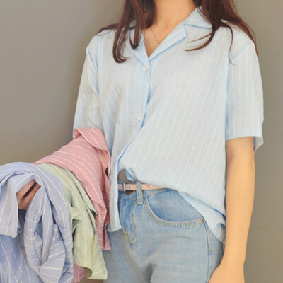 

Women Tops Blouses 2019 Summer Elegant Short Sleeve Solid V-Neck Blouse Women Cotton Plus Size blusas mujer de moda 2019