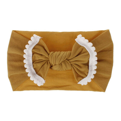 

SUNSIOM Soft Baby Girls Kids Toddler Bow Hairband Headband Turban Big Knot Head-Wrap