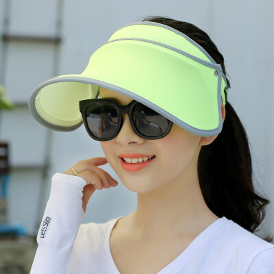 

Hats Female Riding in Summer Sunscreen&Face Shade Korean Version UV Sunscreen Cap Fan Bingbing Same Sunhat