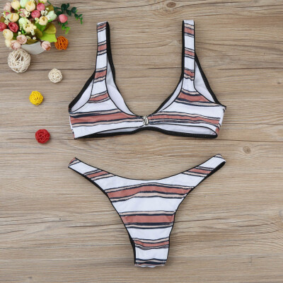 

Roseonmyhand Women Sexy Push-Up Padded Bra Beach Halter Bikini Set Swimsuit Swimwear