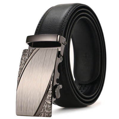 

New Fashion Designer Belts for Men Sliding Buckle Ratchet Men Belt Automatic Fashion ceinture homme