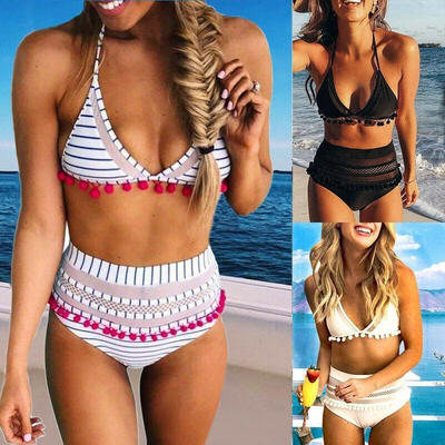 

Womens High Waist Bikini Set Push Up Swimsuit Bathing Suit Beach Swimwear New
