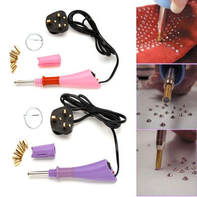 

Purple Pink Iron-on Hot Fix Rhinestone Applicator Wand Heat-fix Tool Without Rhinestones