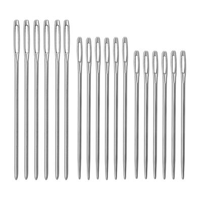 

Stainless Steel Large Eye Needle Embroidery Cross Stitch Knitting Yarn Set