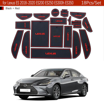 

18pcsset Gate Slot Pad Automotive Interior Non-Slip Mats Replacement For Lexus ES200 2018