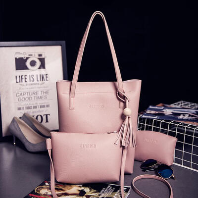 

3pcs Women Leather Shoulder Messenger Purse Handbag Crossbody Satchel Tote