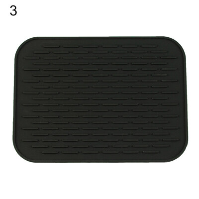 

Kitchen Silicone Heat Resistant Table Mat Non-slip Pot Pan Holder Pad Cushion