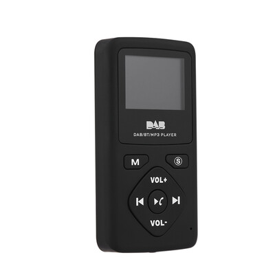 

Portable Pocket DABDABFM Radio Receiver with Earphone LCD Display Screen Rechargeable Battery