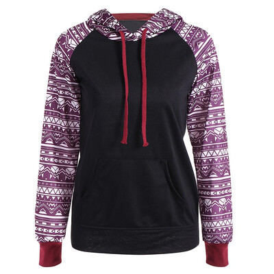 

Printed Big Pocket Pullover Hoodie