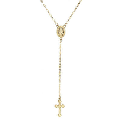 

New 2019 Summer Gold Chain Cross Sequined Pendant Necklace For Women Charm Choker Collar Necklace Jewelry Bijoux Femme