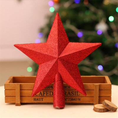 

Christmas Tree Top Star Topper Glitter Hanging Finish 15cm Star For Xmas Decor