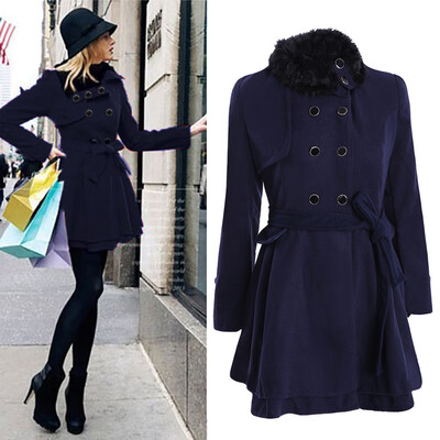 

Roseonmyhand Women Warm Slim Coat Jacket Thick Parka Overcoat Long Winter Outwear