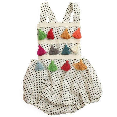 

New Newborn Baby Girl Sleeveless Romper Jumpsuit Bodysuit Outfits Summer Clothes