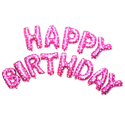 

Multicolor Letters Foil Balloons Children Birthday Letter Party Decor